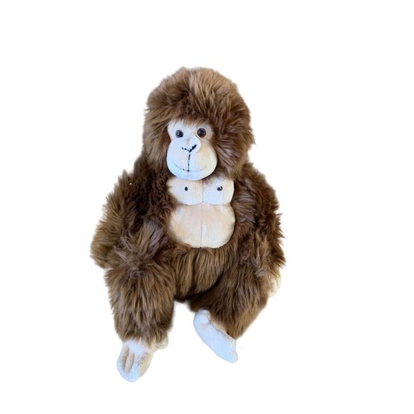 Wishpets 2005 Elvy 53001 Plush Stuffed Animal Toy Chimp Monkey Brown 14 in Tall - Picture 1 of 4